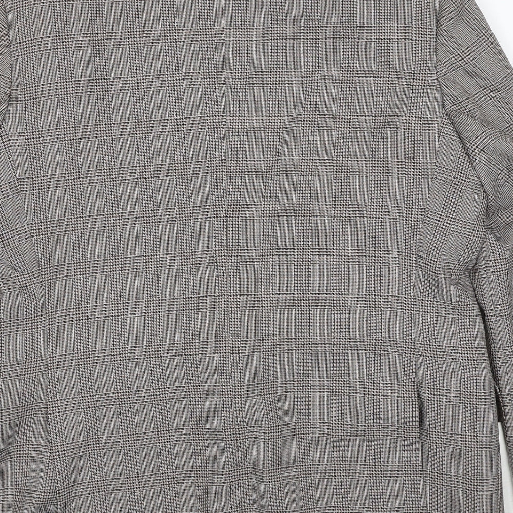 Mens UK Size 46 C&A Regular Brown Suit Jacket