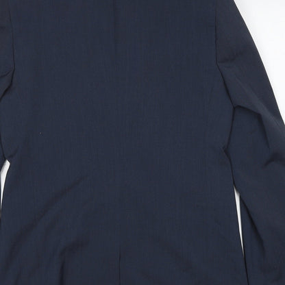 ASOS Mens Blue Polyester Jacket Suit Jacket Size 40 Regular