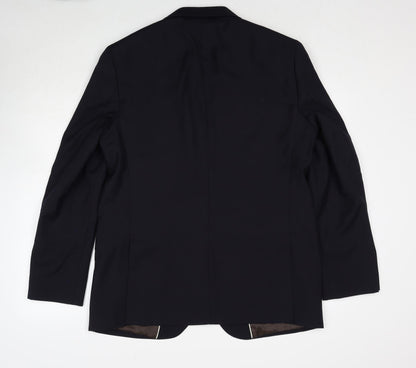 Mens UK Size XL Marks and Spencer Regular Blue Suit Jacket