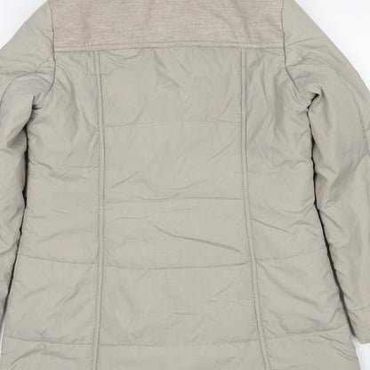 Womens UK Size 10 Debenhams Beige Parka Coat