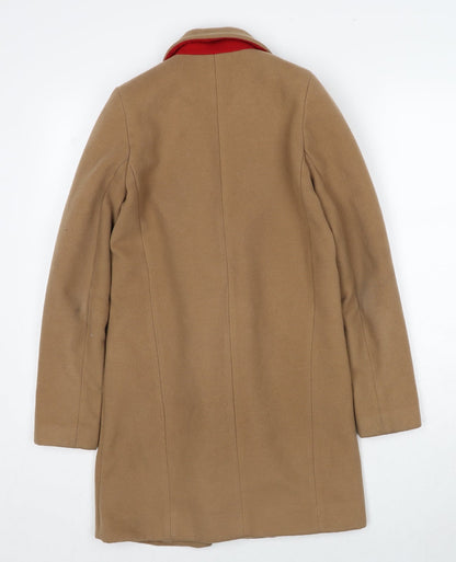 Womens UK Size 4 ASOS Brown Overcoat