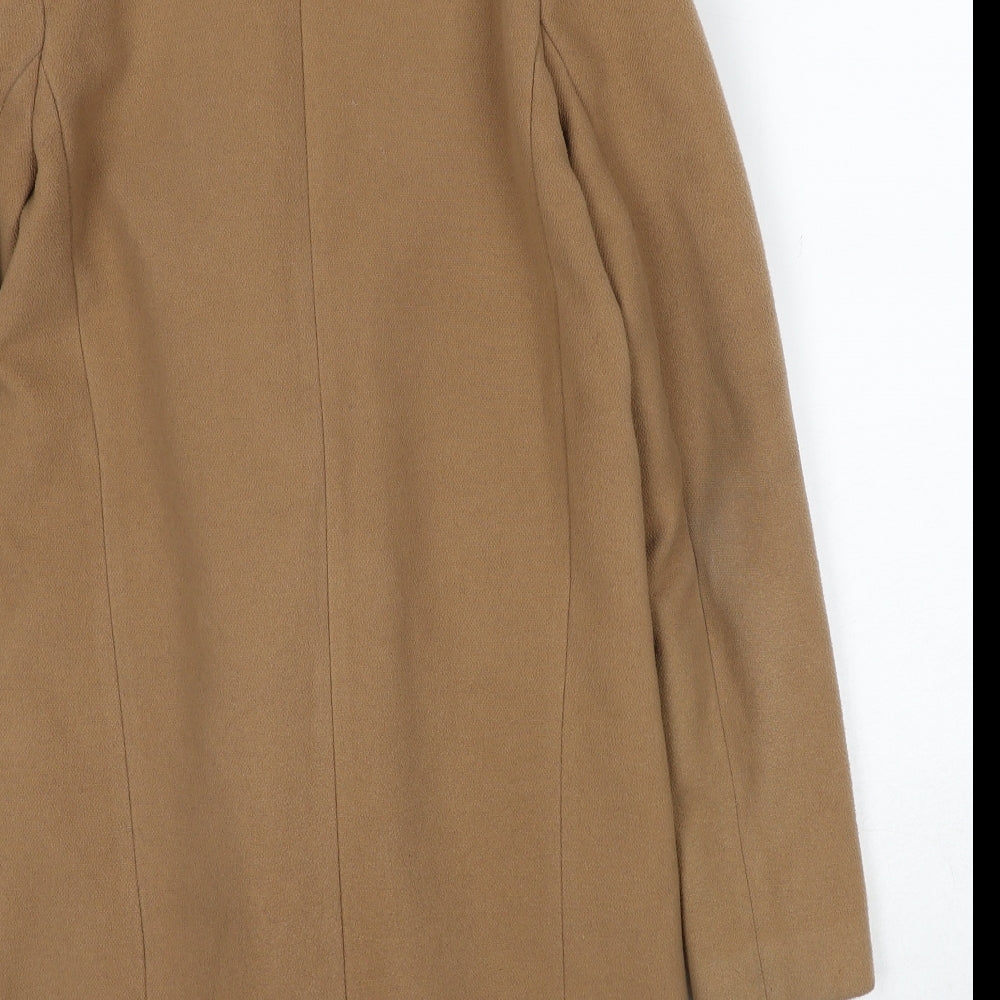 Womens UK Size 4 ASOS Brown Overcoat