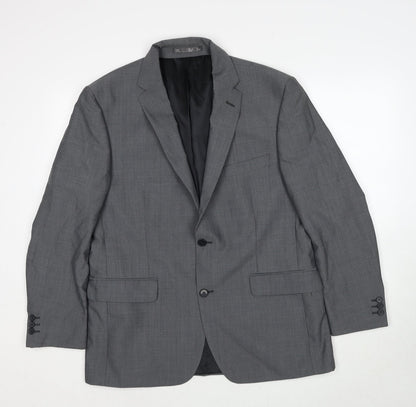 Mens UK Size 42 Debenhams Regular Grey Suit Jacket