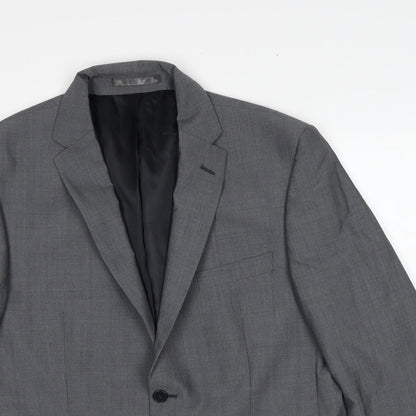 Mens UK Size 42 Debenhams Regular Grey Suit Jacket