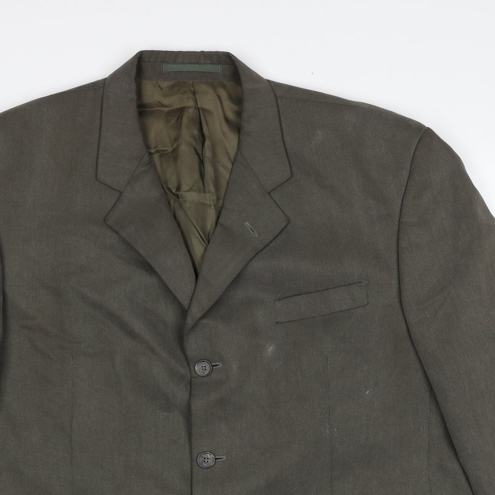 Mens UK Size 42 Jonathan Adams Regular Brown Suit Jacket