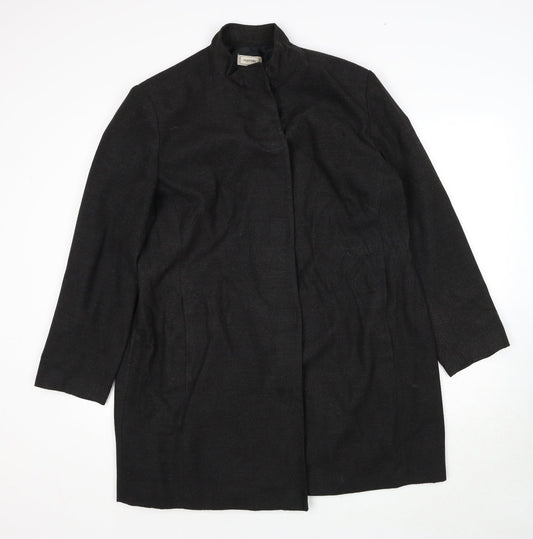 Agenda Womens Grey Jacket Size 20 Button