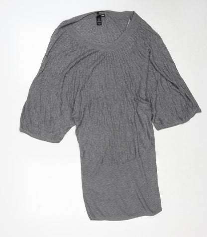Womens UK Size S H&M Grey Pullover Jumper