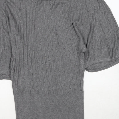 Womens UK Size S H&M Grey Pullover Jumper