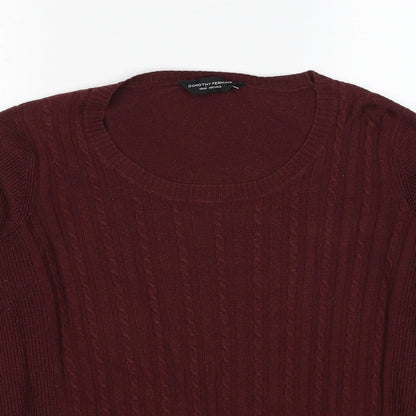 Womens UK Size 12 Dorothy Perkins Red Pullover Jumper