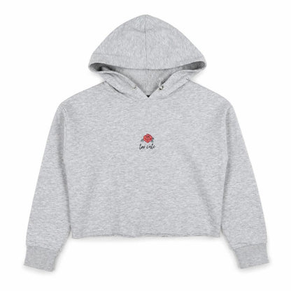 New Look Girls Grey Polyester Pullover Hoodie Size 9 Years Pullover - Too Cute Rose