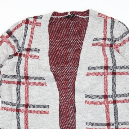 Womens UK Size 12 Yest Grey Cardigan Jumper