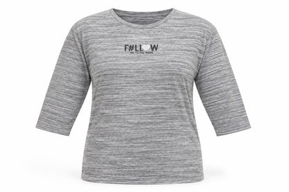Womens UK Size L Terranova Grey Basic T-Shirt