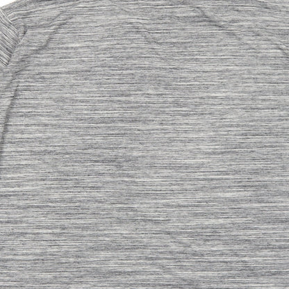 Womens UK Size L Terranova Grey Basic T-Shirt