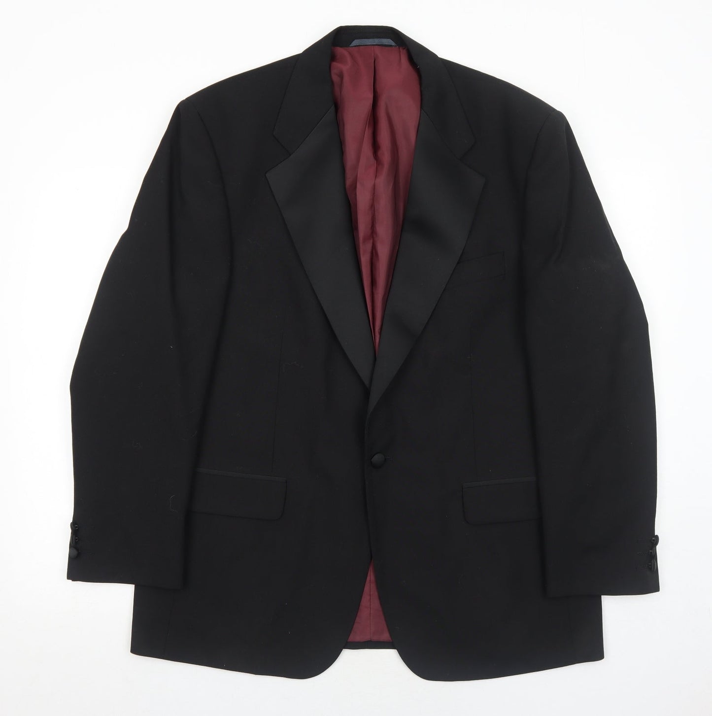 Mens UK Size 42 Hawksmoor Regular Black Suit Jacket