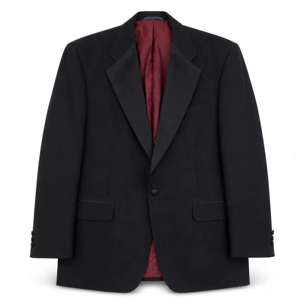 Mens UK Size 42 Hawksmoor Regular Black Suit Jacket