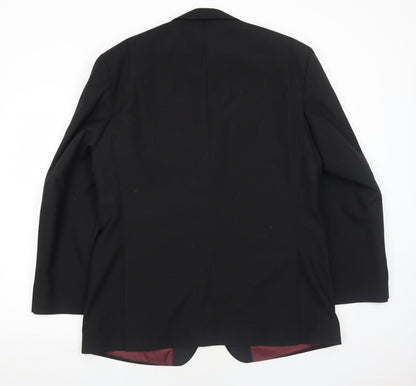 Mens UK Size 42 Hawksmoor Regular Black Suit Jacket