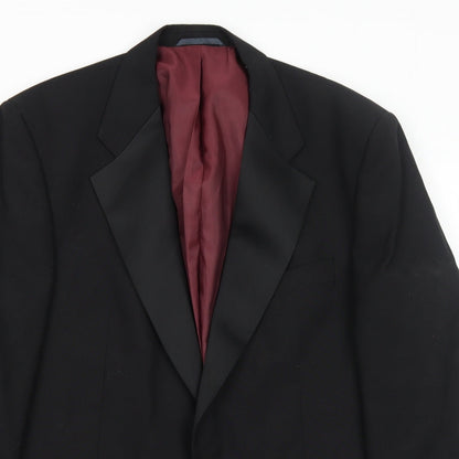 Mens UK Size 42 Hawksmoor Regular Black Suit Jacket