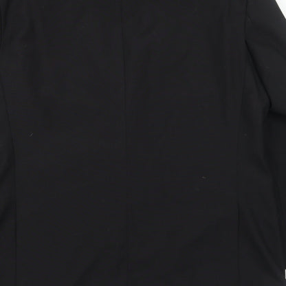 Mens UK Size 42 Hawksmoor Regular Black Suit Jacket