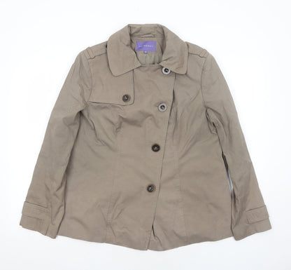 Autonomy Womens Brown Jacket Size 14 Button