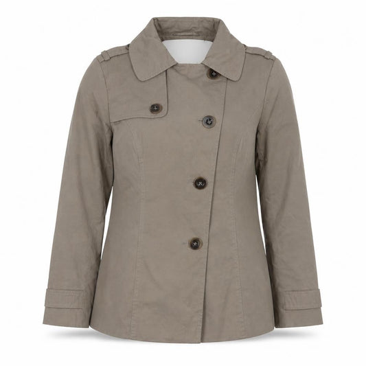 Autonomy Womens Brown Jacket Size 14 Button