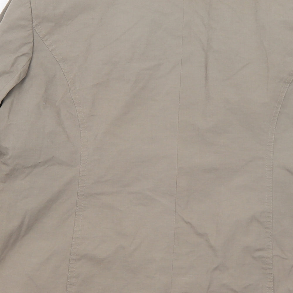 Autonomy Womens Brown Jacket Size 14 Button