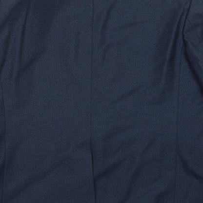 Mens UK Size 40 Burton Regular Blue Suit Jacket