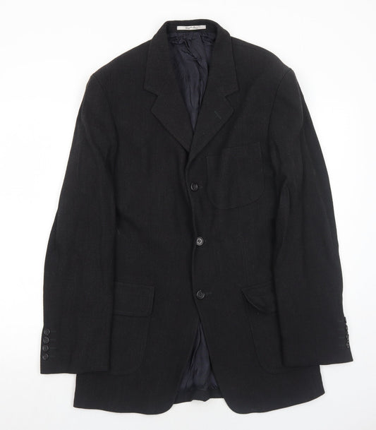 Angelo Litrico Mens Grey Viscose Jacket Suit Jacket Size 38 Regular