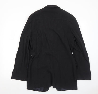 Angelo Litrico Mens Grey Viscose Jacket Suit Jacket Size 38 Regular