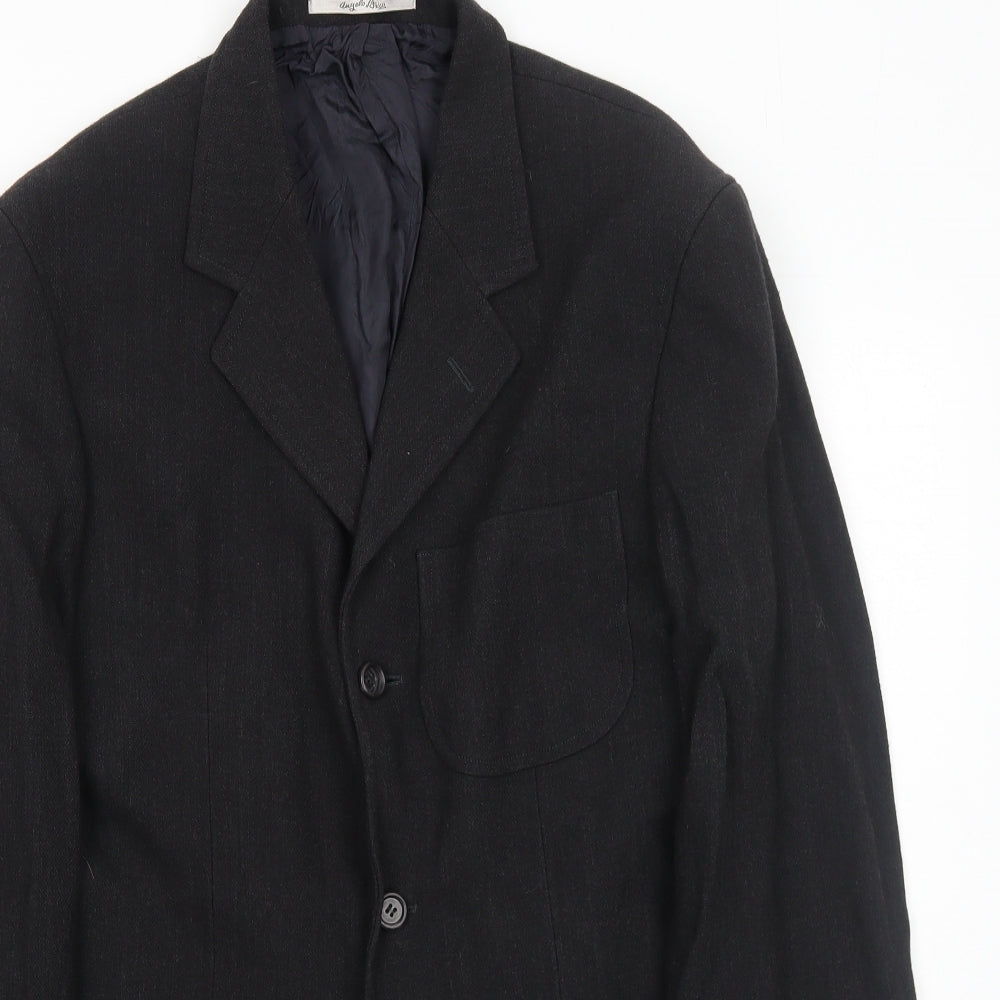Angelo Litrico Mens Grey Viscose Jacket Suit Jacket Size 38 Regular