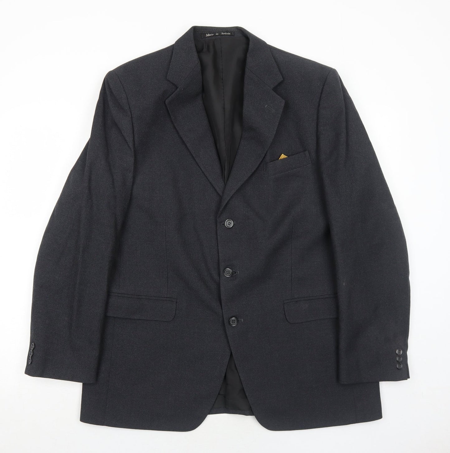 Mens UK Size 44 Hodges Regular Grey Suit Jacket