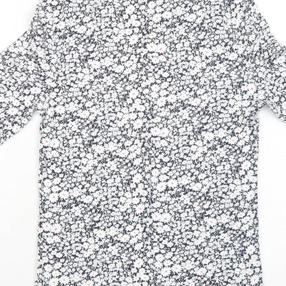 Womens UK Size 10 Marks and Spencer Blue Basic T-Shirt