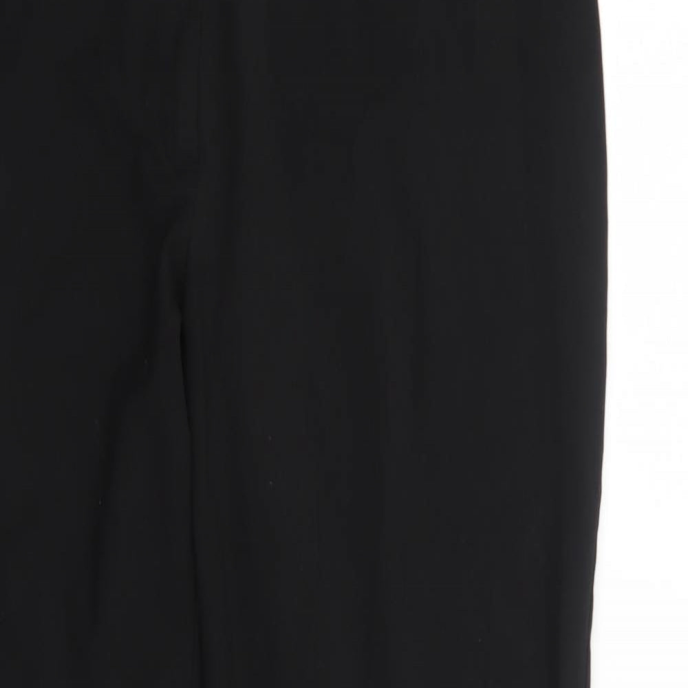 Womens UK Size 18 Marks and Spencer Regular Fit Dress Pants Black Trousers