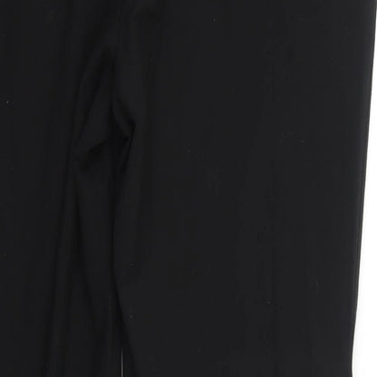 Womens UK Size 18 Marks and Spencer Regular Fit Dress Pants Black Trousers
