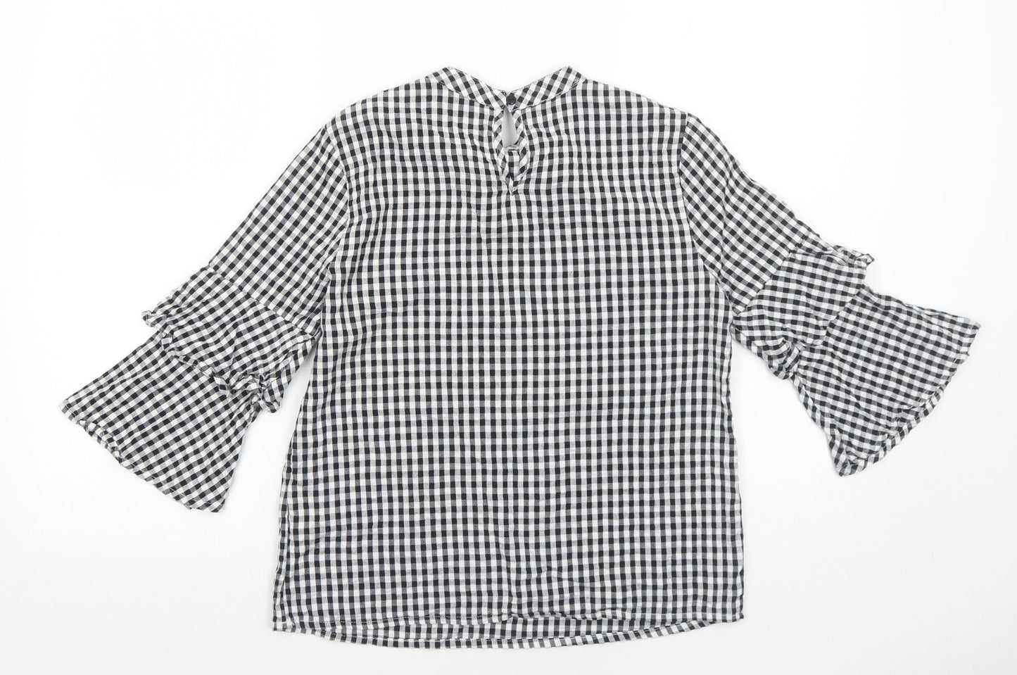 Womens UK Size 8 Only Black Basic Blouse