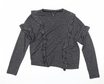 Womens UK Size S New Look Black Pullover Jumper
