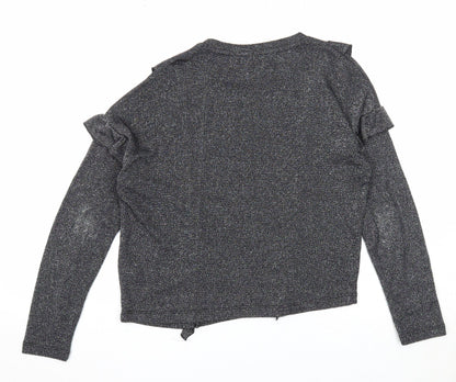 Womens UK Size S New Look Black Pullover Jumper
