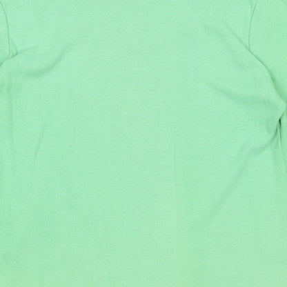 Womens UK Size M Adini Green Basic T-Shirt
