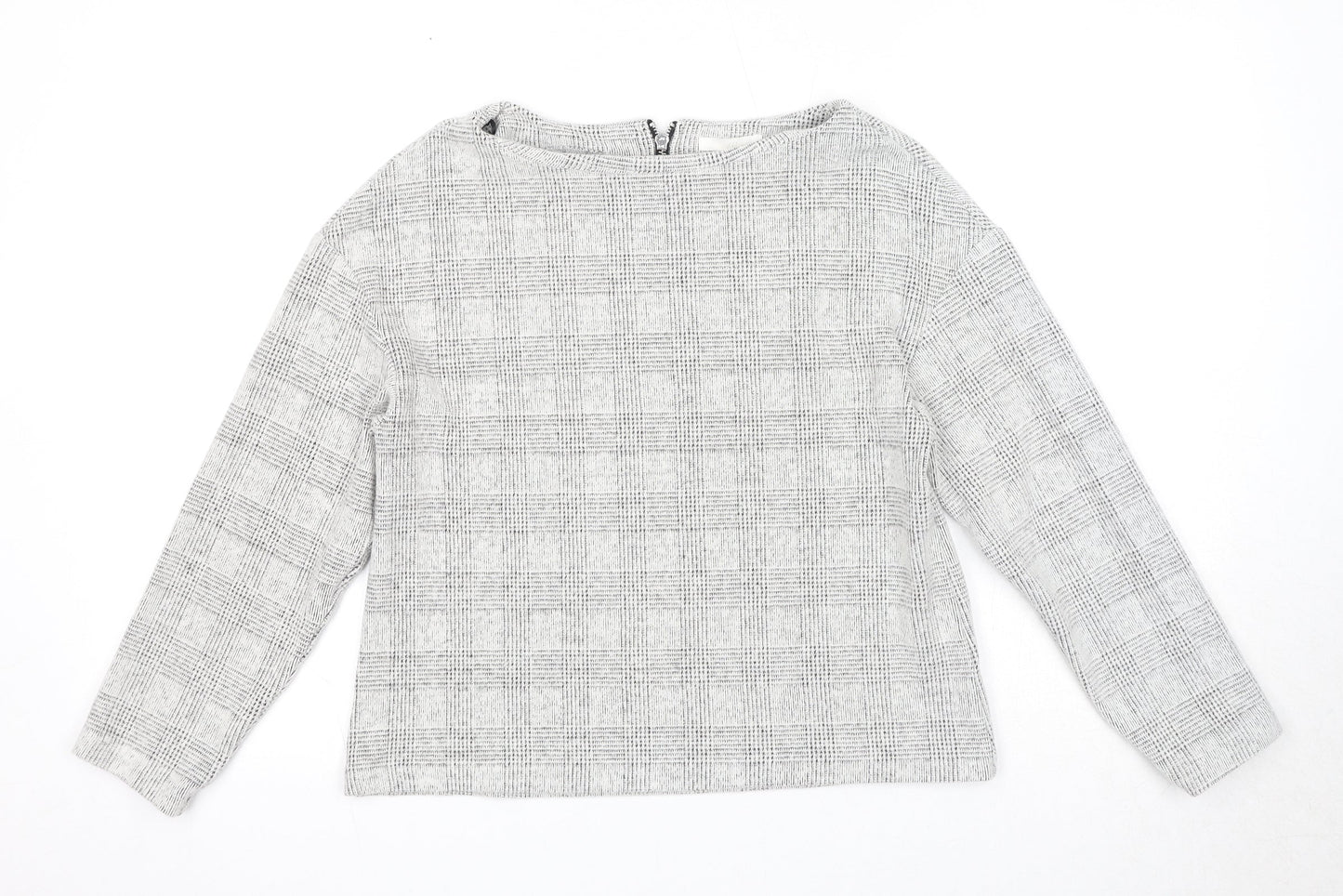 Womens UK Size XS H&M Grey Pullover Jumper