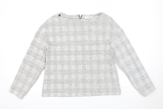 Womens UK Size XS H&M Grey Pullover Jumper