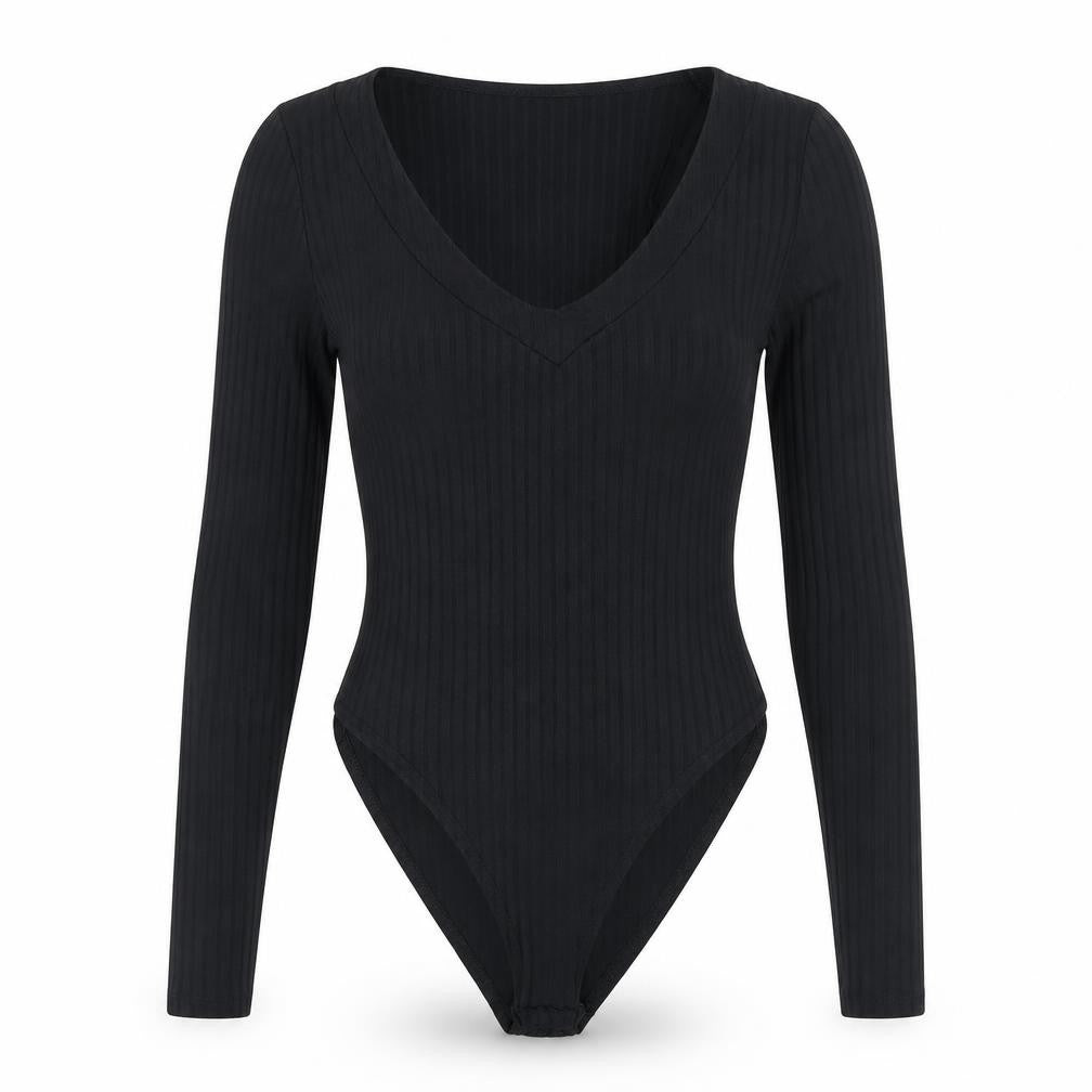 Womens UK Size 8 Nasty Gal One-Piece Black Bodysuit