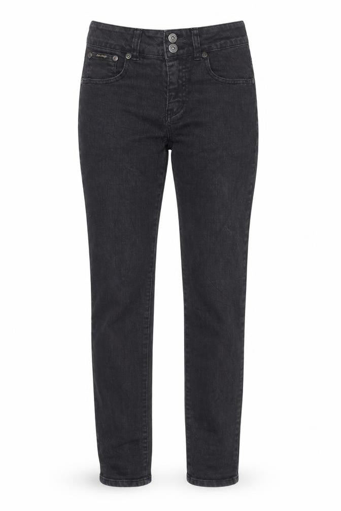 Womens UK Size 10 Marc Lauge Regular Fit Straight Black Jeans