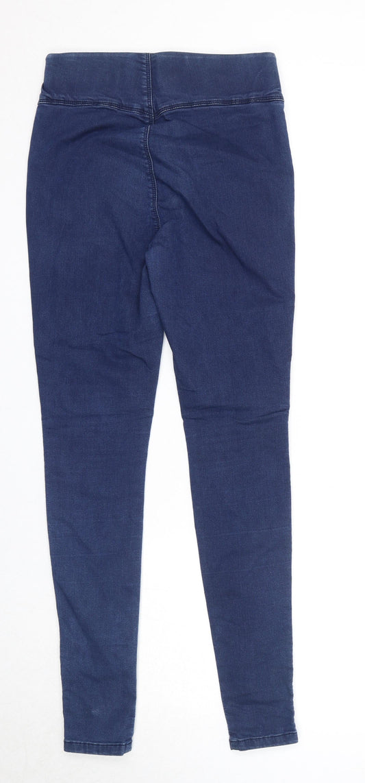 Very Womens Blue Cotton Jegging Jeans Size 8 Regular