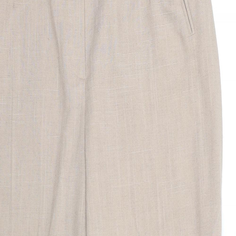 Womens UK Size 18 Berkertex Regular Fit Carrot Beige Trousers