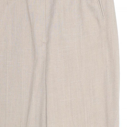 Womens UK Size 18 Berkertex Regular Fit Carrot Beige Trousers
