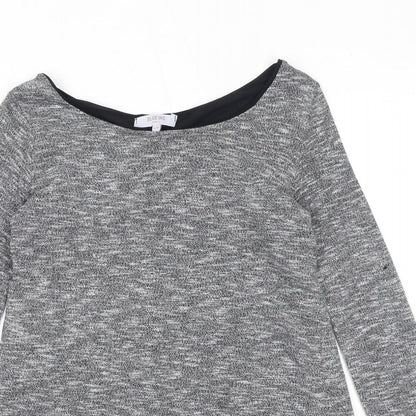 Womens UK Size S Blue Inc Grey Pullover Jumper