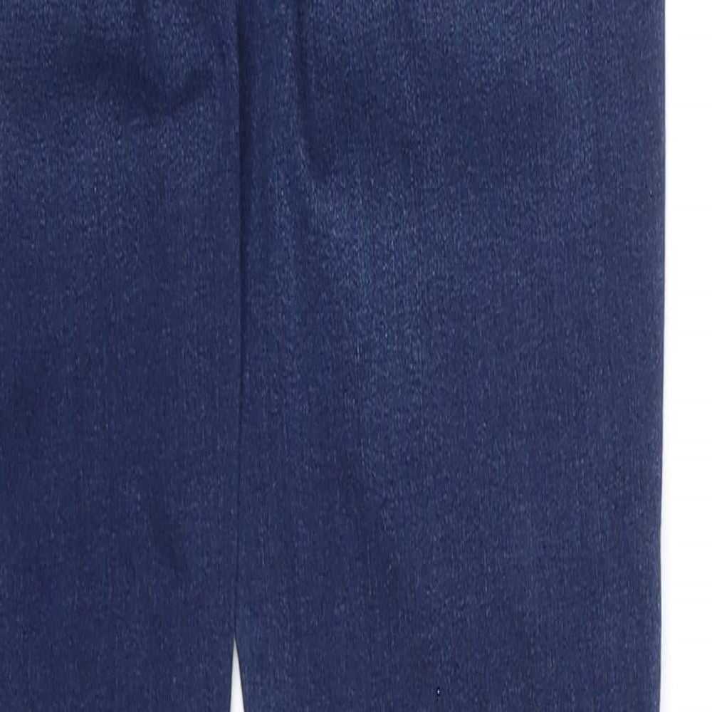 The A&F Sateen Womens Blue Cotton Skinny Jeans Size 24 in L29 in Regular Zip