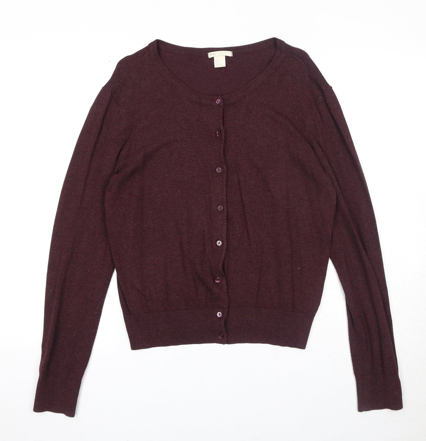 Womens UK Size M H&M Purple Pullover Jumper