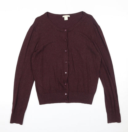 Womens UK Size M H&M Purple Pullover Jumper