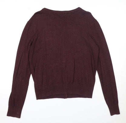 Womens UK Size M H&M Purple Pullover Jumper