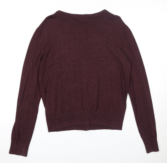 Womens UK Size M H&M Purple Pullover Jumper